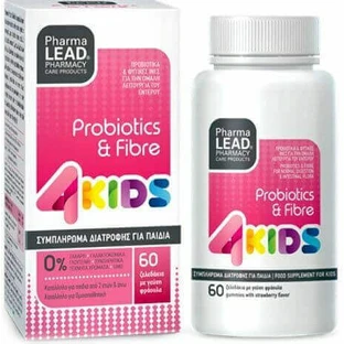 Pharmalead 4 Kids Пробиотики для детей 60 желейных конфет с клубникой