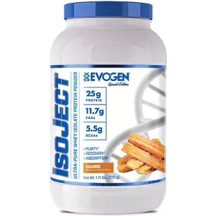 Ультрачистий ізолят сироваткового протеїну Isoject 896г Evogen Nutrition Churro