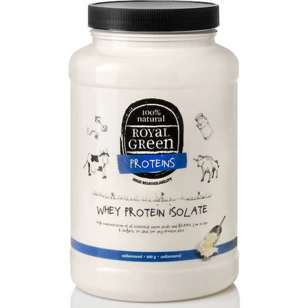 Royal Green Natiral Whey Ізолят сироваткового протеїну 600гр: ціни та характеристики