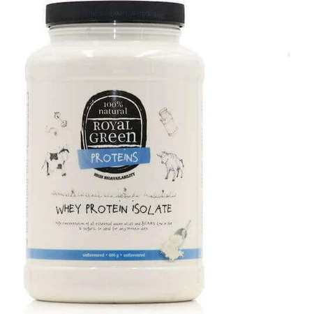 Royal Green Natiral Whey Ізолят сироваткового протеїну 600гр: ціни та характеристики