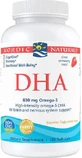Nordic Naturals DHA 830 мг 180 софтгелей Клубника