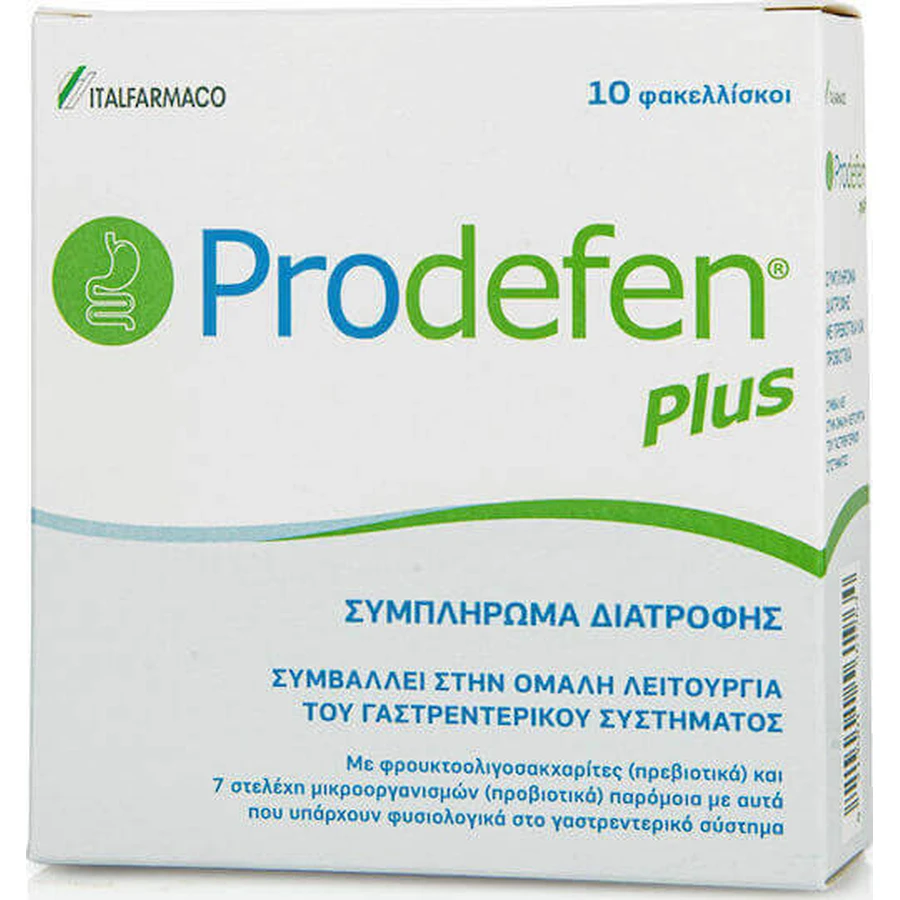Пробіотики Italfarmaco Продефен Плюс 10 пакетиків: ціни та характеристики
