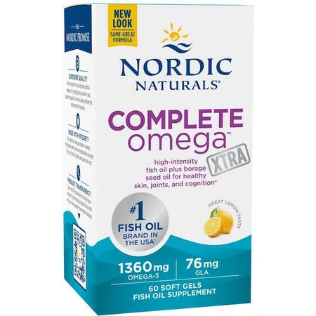 Nordic Naturals Complete Omega Xtra Fish Oil 1360mg 60 softgels Lemon: цены и характеристики