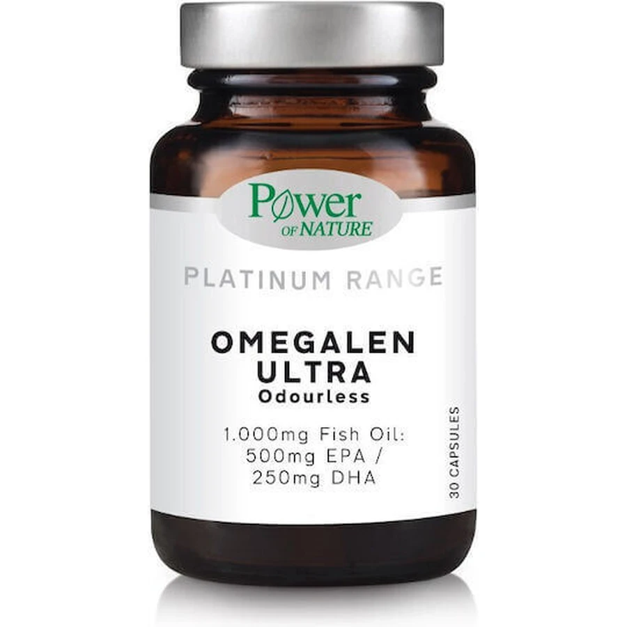 Power Of Nature Platinum Range Omegalen Ultra Odourless Fish Oil 1000mg 30 caps: цены и характеристики