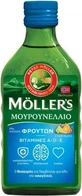 Moller's Tutti Frutti Moller's Tutti Frutti Печень трески и рыбий жир Подходит для детей 1200 мг 250 мл Tutti Frutti