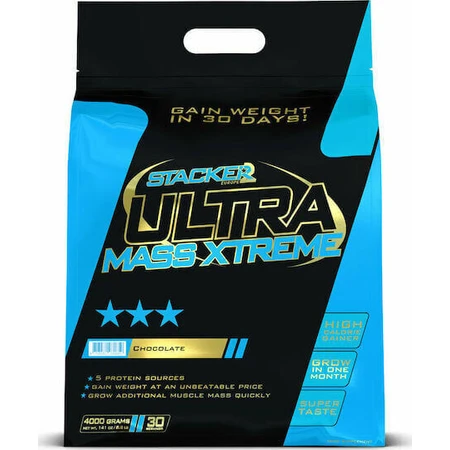 Stacker 2 Ultra Mass Xtreme з креатином та ванільним смаком 4 кг: ціни та характеристики