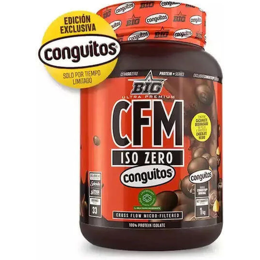 Big CFM Iso Zero сироватковий протеїн зі смаком Conguitos 1 кг: ціни та характеристики