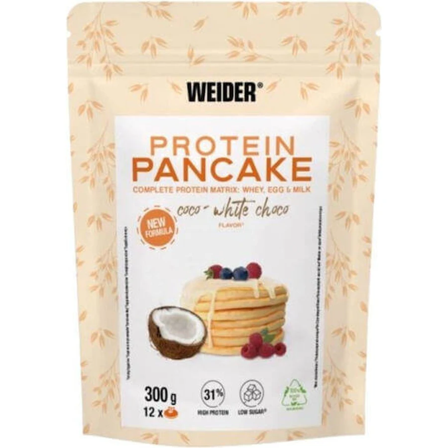 Weider Протеиновый блинчик со вкусом кокоса и белого шоколада 300 гр.: цены и характеристики