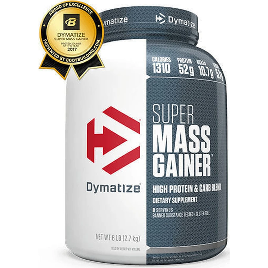 Dymatize Super Mass Gainer з креатином без глютену зі смаком печива та вершків 2,943 кг: ціни та характеристики