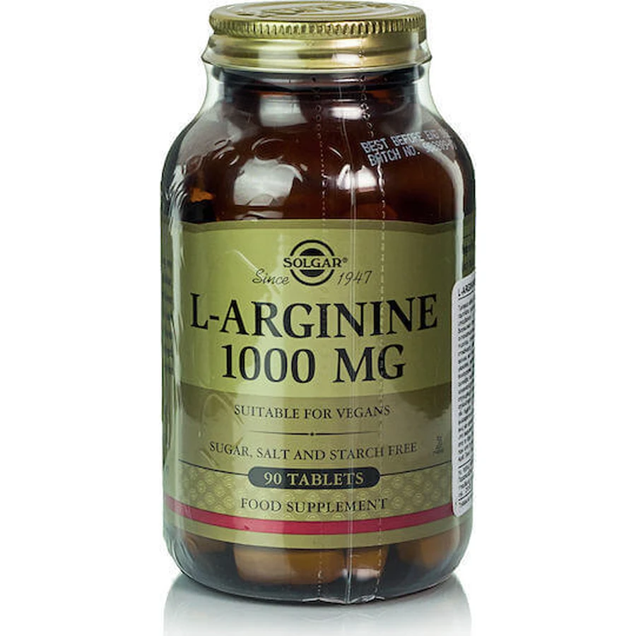 Solgar L-аргінін 90 таблеток без смаку: ціни та характеристики
