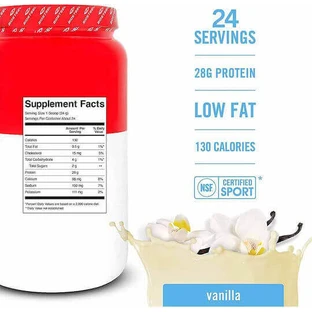 Biosteel Изолят сывороточного протеина Изолят сывороточного протеина без глютена со вкусом ванили 816 гр.