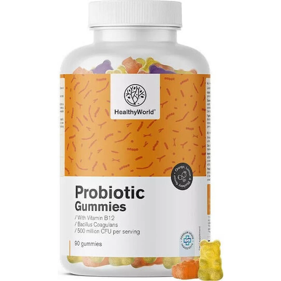 Пробіотик Healthy World Probiotic Probiotice 90 желейних цукерок: ціни та характеристики