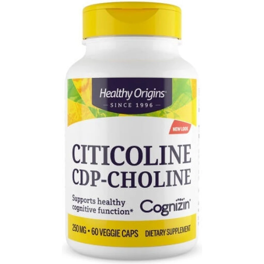 Healthy Origins Цитиколін Цитиколін CDP-холін 250 мг добавка для пам'яті 60 рослинних капсул: ціни та характеристики