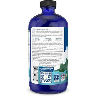 Олія печінки арктичної тріски Nordic Naturals Олія печінки арктичної тріски 473 мл апельсин