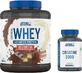 Персоналізований комбо-пакет + сироватка Critical Whey 2000г Добрий шоколад + креатин 3000 750мг 120 капсул Bones