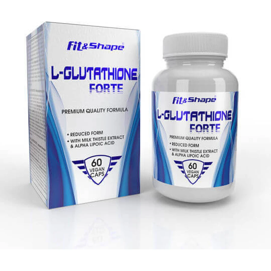 Fit & Shape L-глутатіон форте 60 трав'яних капсул: ціни та характеристики