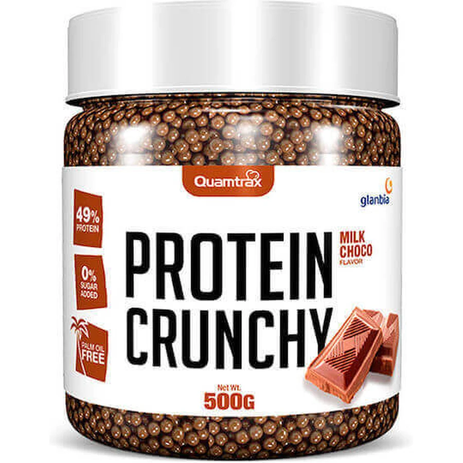 Quamtrax Nutrition Protein Crunchy со вкусом молочного шоколада 500 гр.: цены и характеристики
