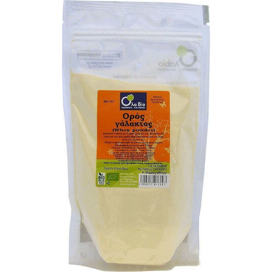 Ola Bio Whey Powder Органічний сироватковий протеїн 250гр: ціни та характеристики