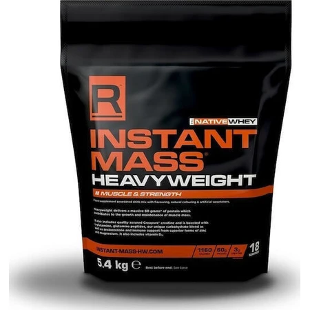 Reflex Nutrition Instant Mass HeavyWeight з креатином та смаком полуничного крему 5,4 кг: ціни та характеристики