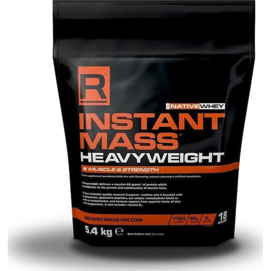 Reflex Nutrition Instant Mass HeavyWeight з креатином та смаком полуничного крему 5,4 кг: ціни та характеристики