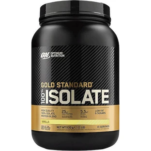 Optimum Nutrition Gold Standard 100% ізолят сироваткового протеїну без глютену зі смаком ванілі 930гр