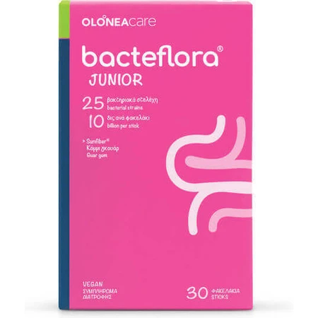 Olonea Bacteflora Junior Пробіотики для дітей та немовлят 30 пакетиків: ціни та характеристики