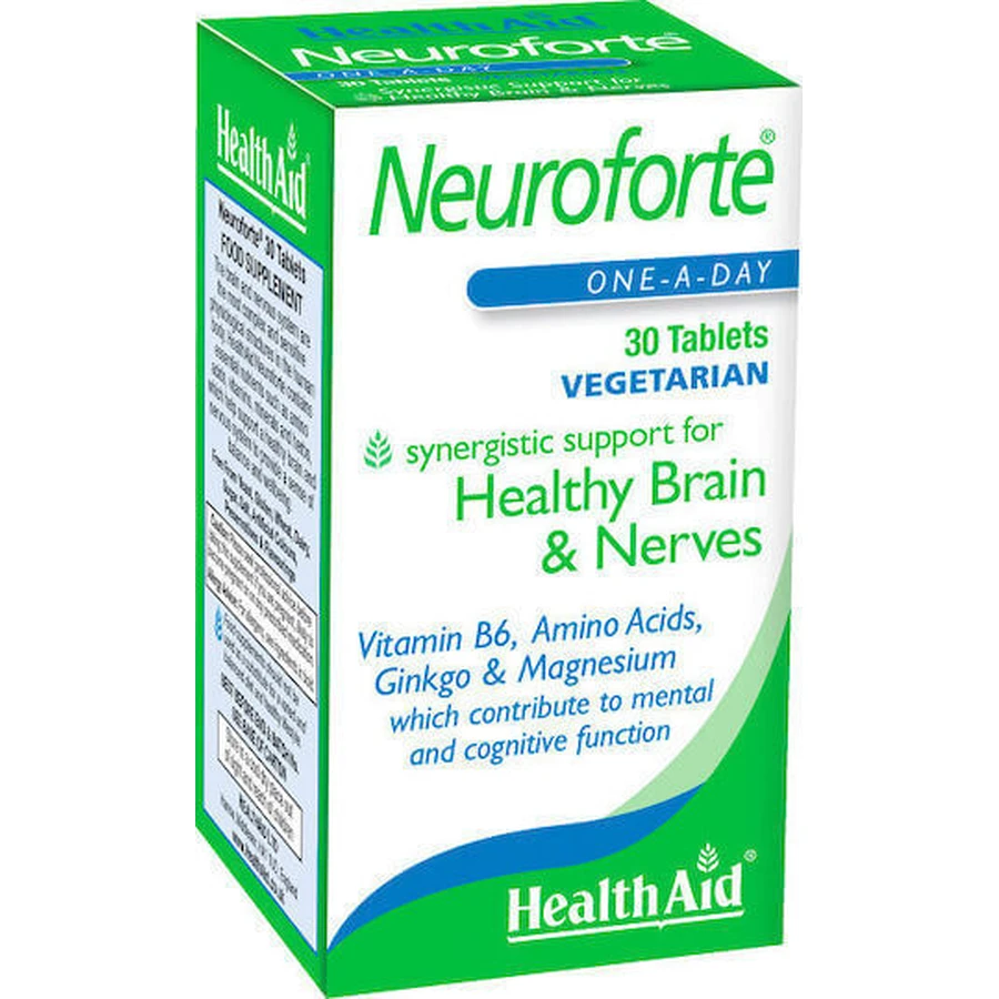 Health Aid Neuroforte 30 таблеток без добавок: цены и характеристики