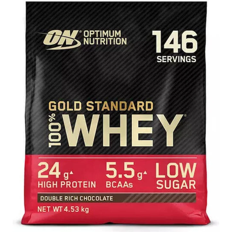 Optimum Nutrition Gold Standard 100% сывороточный протеин со вкусом шоколада Double Rich Chocolate 4,545 кг: цены и характеристики