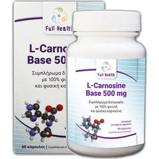 Full Health L-Carnosine Base 500 мг 60 капсул без ароматизаторов