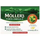 Moller's Forte Омега-3 Олія печінки тріски 150 капс. без смаку