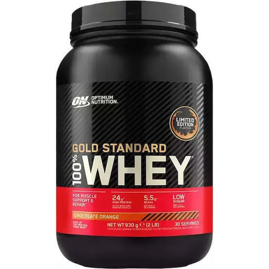 Optimum Nutrition Gold Standard 100% Whey Protein Сироватковий протеїн зі смаком шоколадного апельсина 908гр: ціни та характеристики