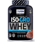 USN Hardcore ISO-Gro Сироватковий протеїн з креатином та смаком голландського шоколаду 2 кг: ціни та характеристики
