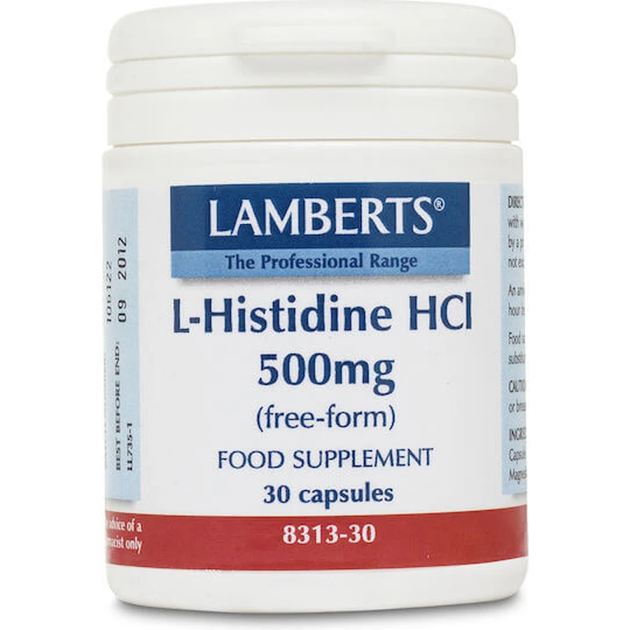 Lamberts L-Гістидин HCI 500мг 30 капсул: ціни та характеристики
