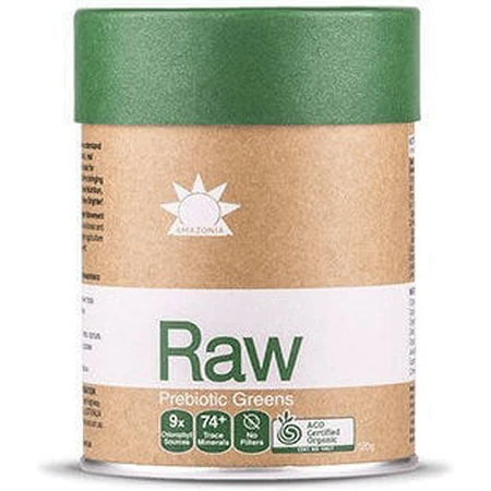 Amazonia Raw Prebiotic Greens 120гр: цены и характеристики