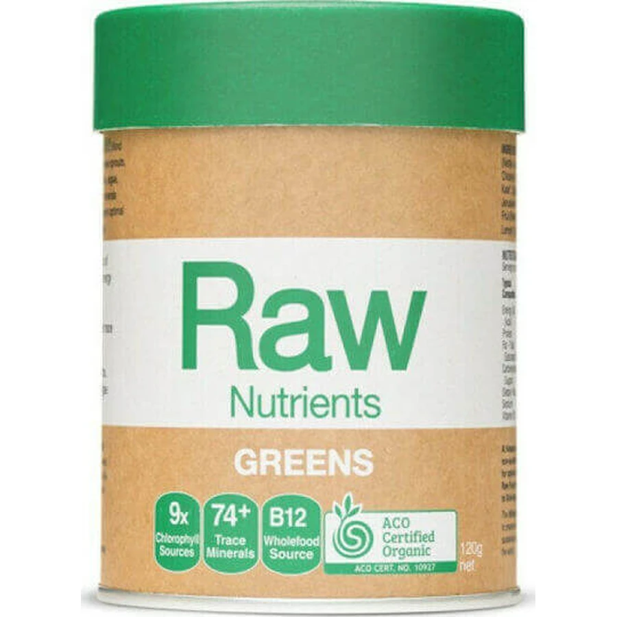 Amazonia Raw Prebiotic Greens 120гр: цены и характеристики