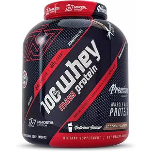 Immortal Nutrition 100% Whey Mass Protein Сывороточный протеин со вкусом шоколада и банана 3 кг