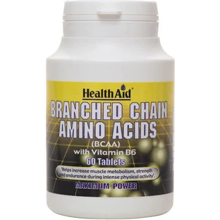 Health Aid Аминокислоты с разветвленной цепью + витамин B6 60 таблеток
