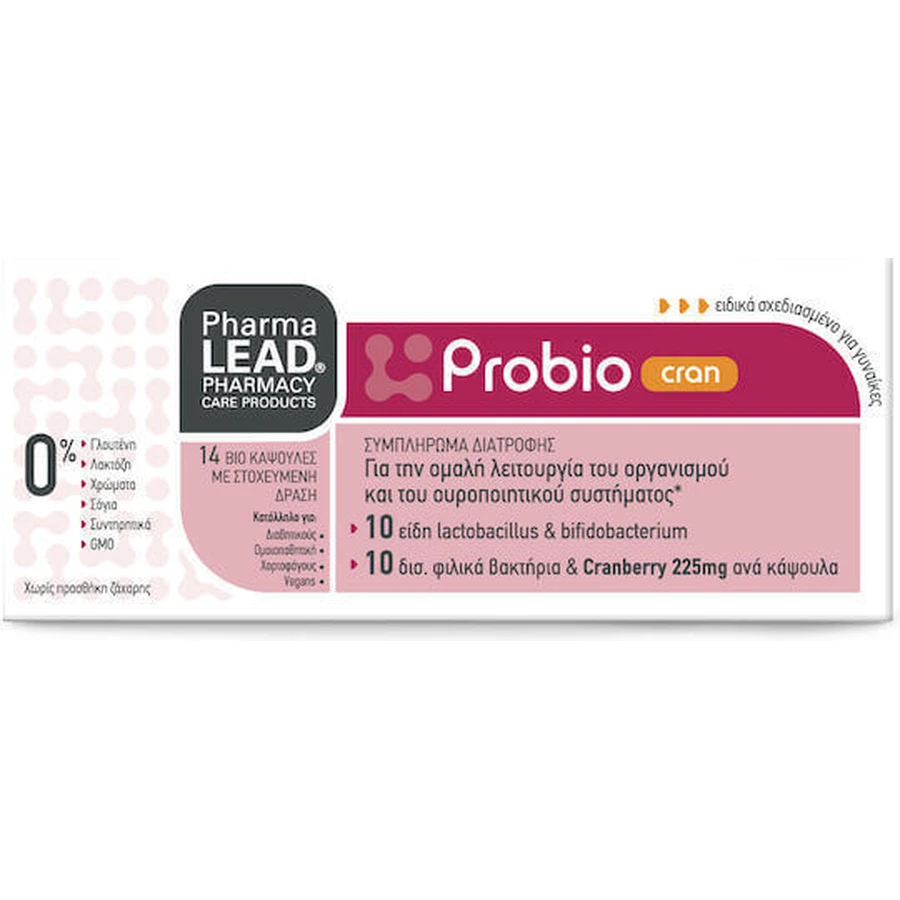 Пробіотик Pharmalead Probio Cranran Cranran Пробіотик 14 капс.: ціни та характеристики