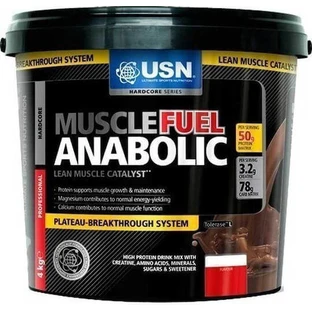 USN Muscle Fuel Анаболічне м'язове паливо з креатином та смаком карамельного фундука 4 кг