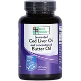 Green Pasture Fermented Cod Liver Oil & Concentrated Butter Oil Cod Liver Oil 120 растительных капсул