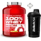 Scitec Nutrition 100% Whey Protein Professional 2350g Banana & Biotech Usa Wave Shaker 600ml Black-smoked Personalised Pack