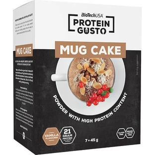 Biotech USA Protein Gusto Кекс Кружка без глютену з ванільним смаком 7x45гр