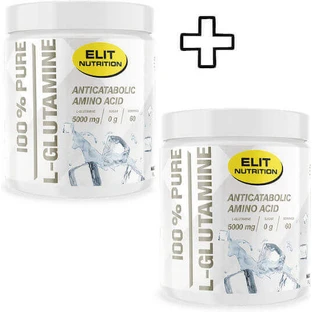Elit Nutrition 100% Pure L-glutamine 300g Orange & Elit Nutrition 100% Pure L-glutamine 300g Orange Personalised Pack