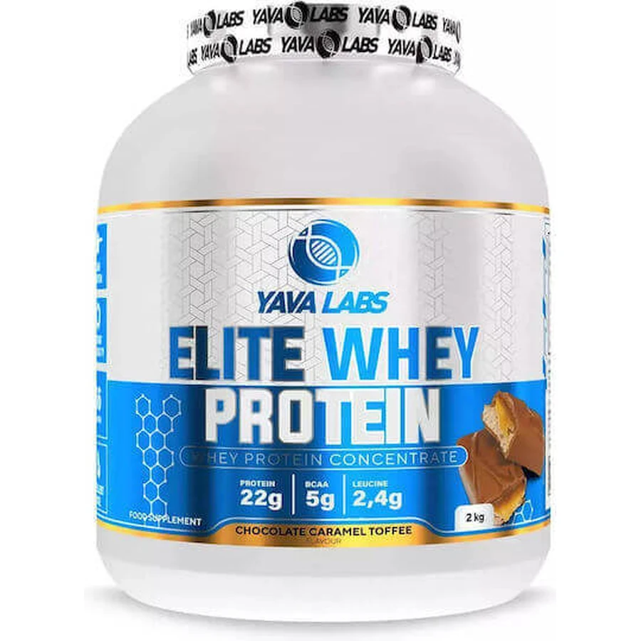 Yava Labs Elite Whey Protein Сывороточный протеин со вкусом шоколада, карамели, ирисок 2 кг: цены и характеристики