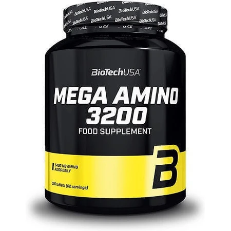 Biotech USA Mega Amino 3200 6400mg 500 Tablets: цены и характеристики