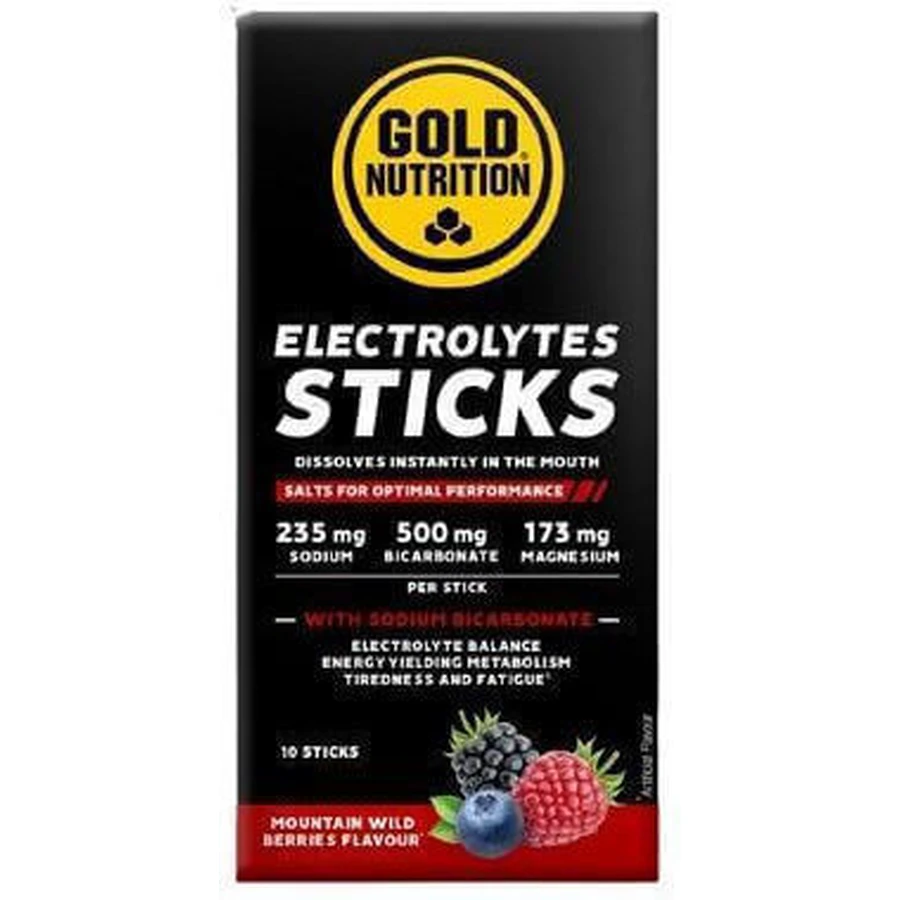 Gold Nutrition Электролиты Дикие фрукты 10 пакетиков: цены и характеристики
