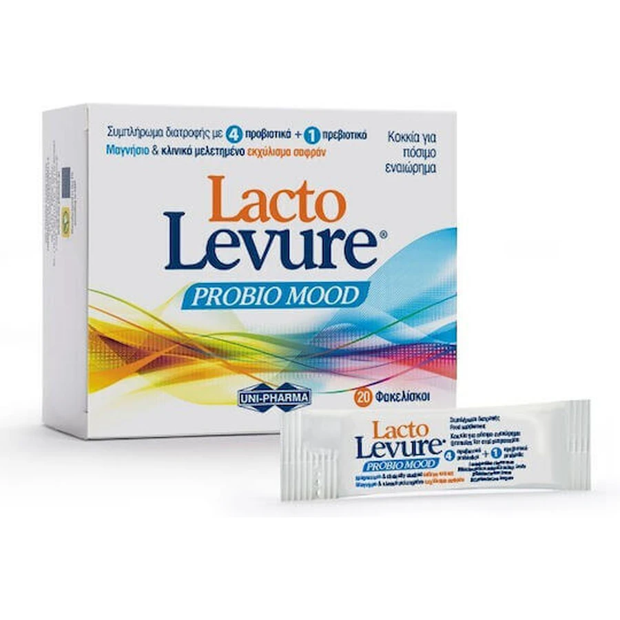 UNI-PHARMA LactoLevure Probio Mood Пробиотики 20 пакетиков: цены и характеристики