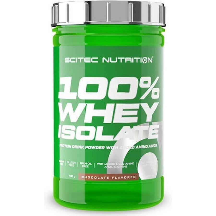 Scitec Nutrition 100% сироватковий ізолят сироваткового протеїну Сироватковий протеїн без глютену зі смаком шоколаду 700гр: ціни та характеристики