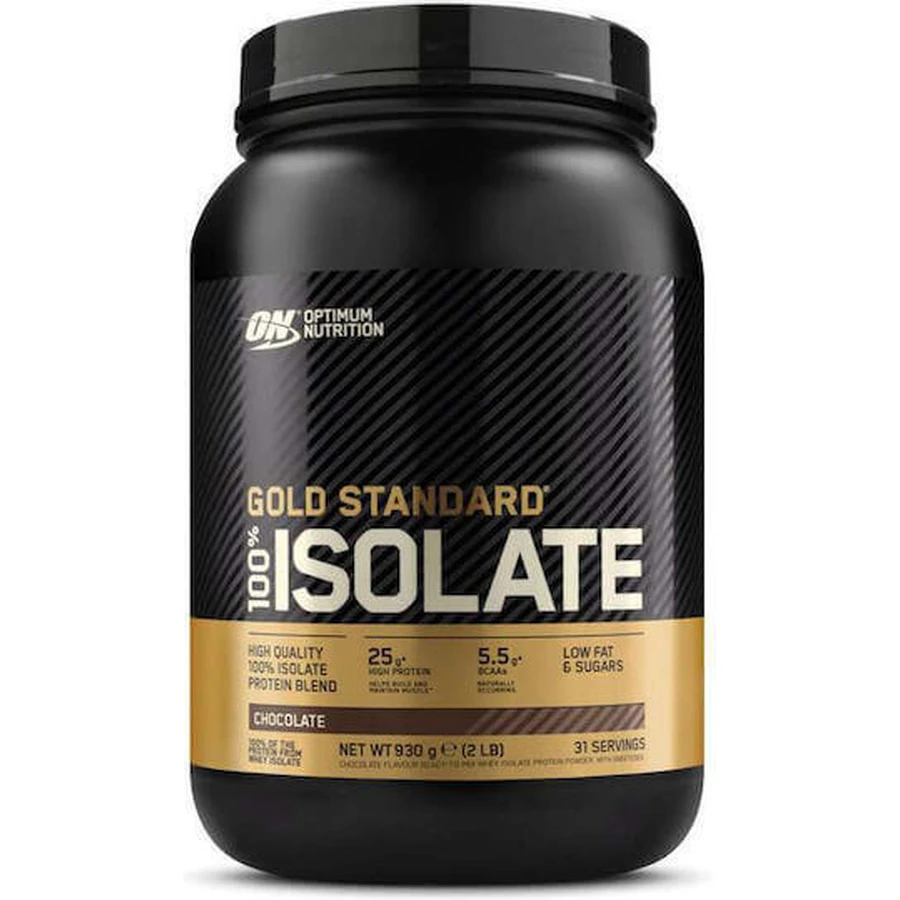 Optimum Nutrition Gold Standard 100% ізолят сироваткового протеїну без глютену зі смаком шоколаду 930гр: ціни та характеристики
