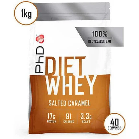PhD Diet Whey Protein Сывороточный протеин со вкусом соленой карамели 1 кг: цены и характеристики